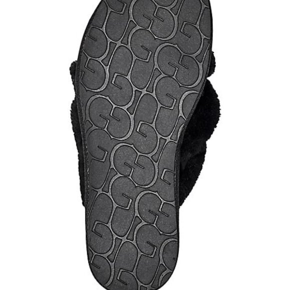 Brand New -  UGG Women's Scuffita Slipper - Black - 6 - Picture 5 of 7
